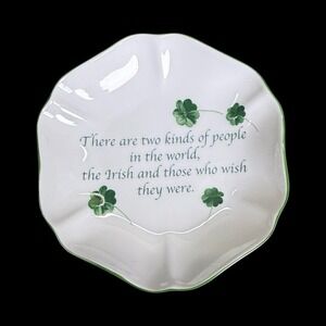 Mottahedeh There are Two Kinds‎ of People Irish Pride Ring Tray/Trinket Dish